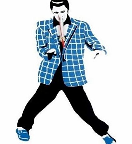 DRW rock n roll clock wall clock elvis presley novelty swinging pendulum