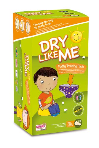 Dry Like Me Toilet Training Pads - 18 x 4 pack (Total 72 Pads) (Packaging May Vary)