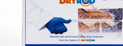 Dryzone Dryrod Damp-Proofing Rods- Box of 50- 9`` Rods