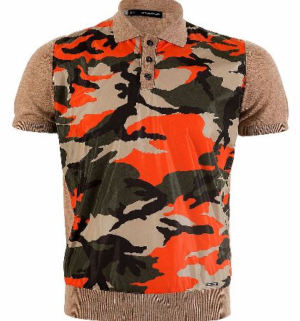 Dsquared Camo Stone Polo