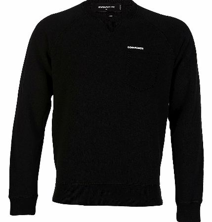 Dsquared Chest Pocket Sweatshirt Black