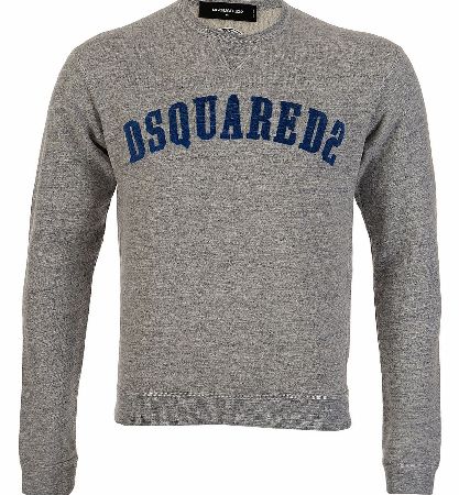 Dsquared Chest Print Sweatshirt Grey
