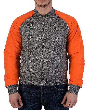 Dsquared Contrast Contrast Sleeve Sports Zip Thru