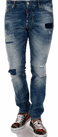 Dsquared Cool Guy Long Crotch Tight Bottom Denim