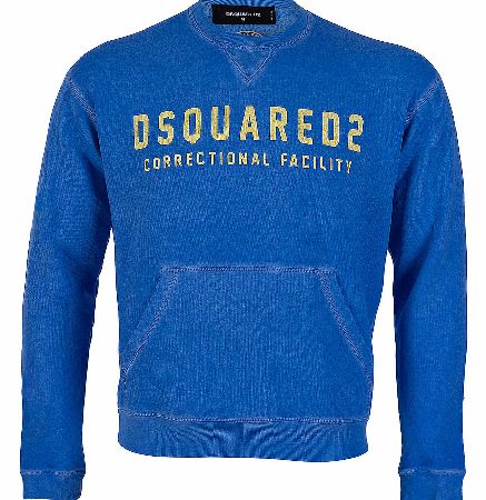 Dsquared Correctional Facility Blue Sweatshirt