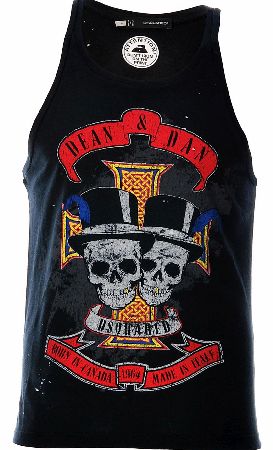 Dsquared Cotton Linen Jersey Tank Top