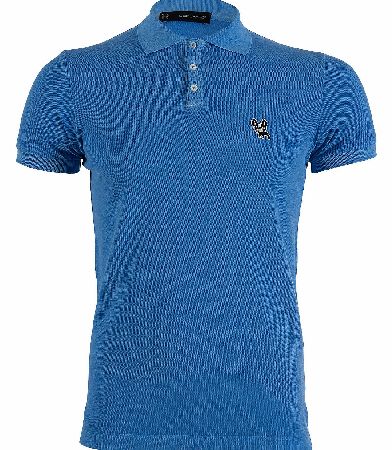 Dsquared Dog Applique Polo Blue