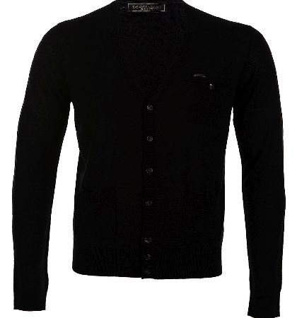 Dsquared Fine Gauge Black Cardigan