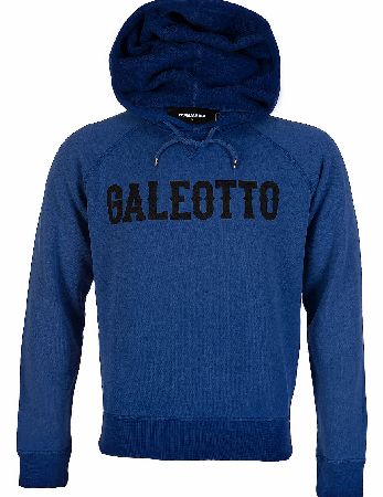 Dsquared Front Print Hooded Top Blue