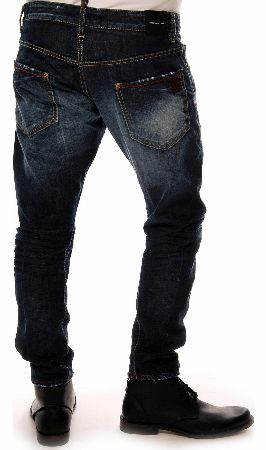 Dsquared Kenny Twist D2 Leather patch Logo Jeans