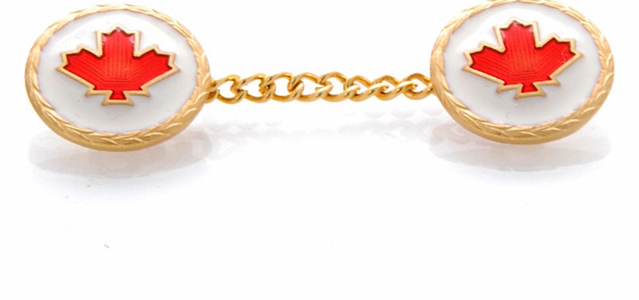 Dsquared Maple Leaf Chain Cufflinks