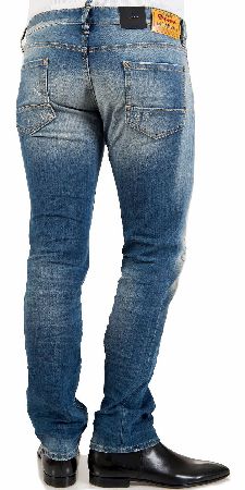 Dsquared Patch Sand Wash Denim Jeans