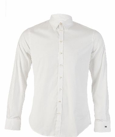 Dsquared Poplin Stretch White Shirt