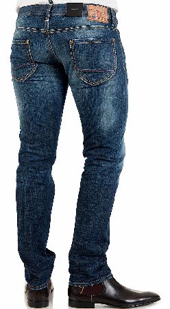 Dsquared Red Stitch Back Pocket Slim Jean