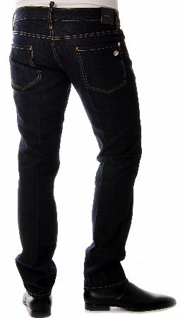 Dsquared Slim Leg Maple Leaf Jeans