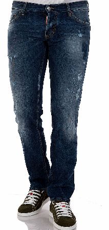 Dsquared Slim Short Crotch Tight Bottom Rip Jean
