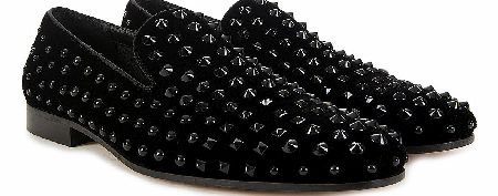 Dsquared Spike Studded Loafer Black