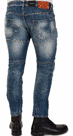 Dsquared Tidy Biker Sky Blue Jean