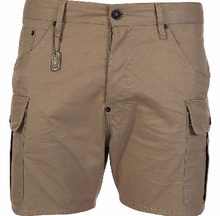 Dsquared Twill Cotton Cargo Shorts