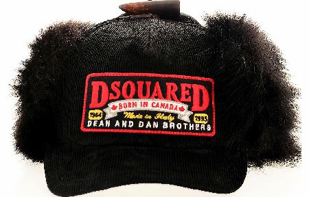 Dsquared Velluto Peak Hat