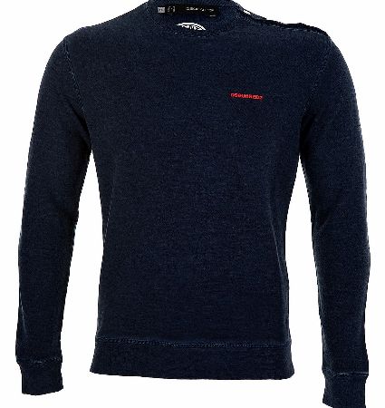 Dsquared Vintage Shoulder Button Sweatshirt