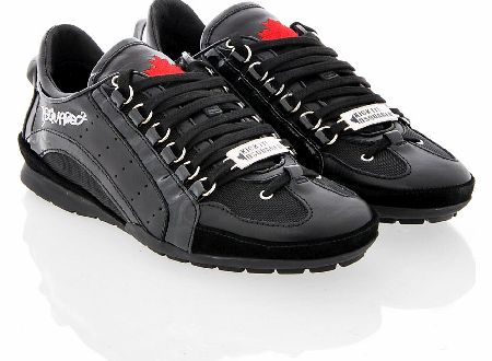 Dsquared Vitello Sport Nero Mesh Sneaker