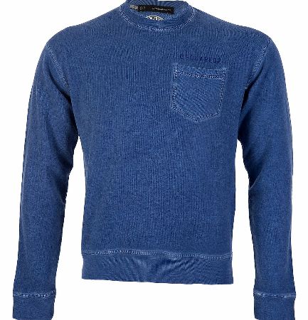 Dsquared Washed Cotton Chest Pocket Sweatshirt