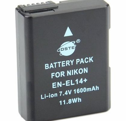 DSTE EN-EL14 Rechargeable Li-ion Battery for Nikon Coolpix P7000, Coolpix P7100, Coolpix P7700, Df, D3100, D3200, D5100, D5200, D5300 Digital Cameras