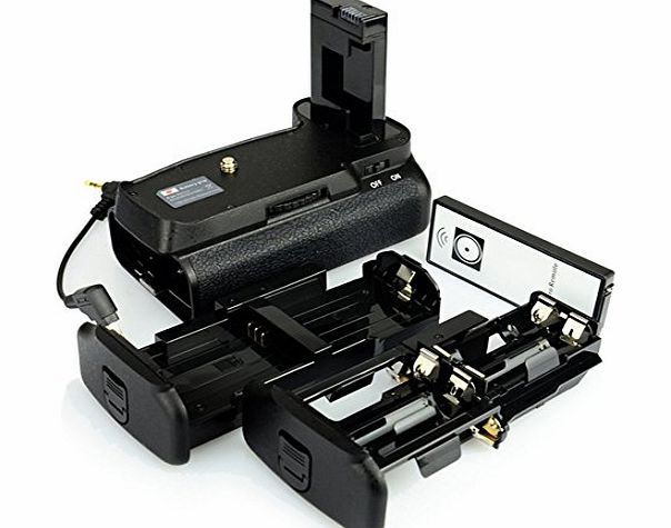 DSTE Professional Vertical Battery Grip Holder w/Wireless Remote Control for Nikon D3100 SLR Digital Camera as BG-2F