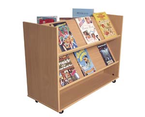 Dual purpose book trolley