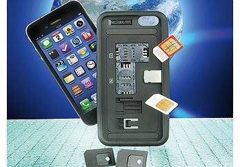 Dual SIM Card Case for iPhone 4/4S