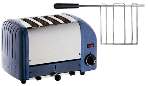 Dualit 2 2 Combi Metallic Blue Toaster