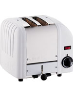 Dualit 2 Slice White Toaster