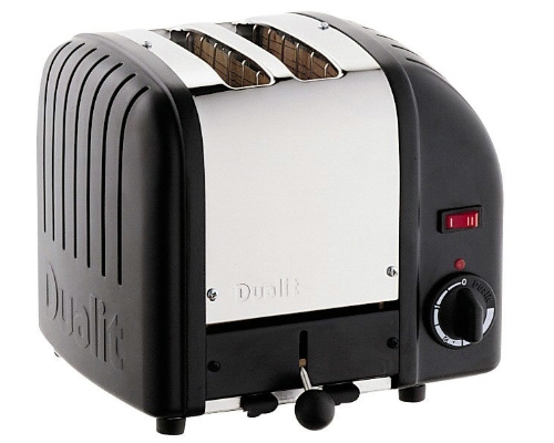 Dualit 2 Slot Black Toaster