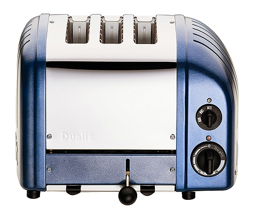 Dualit 3 Slot Metallic Blue Toaster