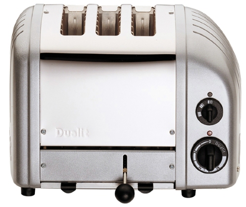 Dualit 3 Slot Metallic Silver Toaster