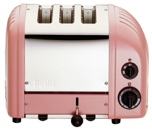 Dualit 3 Slot Petal Pink Toaster
