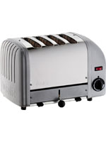 Dualit 4 Slice Metallic Silver Toaster