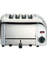 Dualit 4 Slice Polished Stainless Steel Toaster