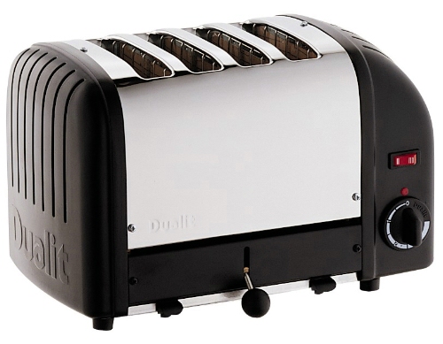 Dualit 4 Slot Black Toaster