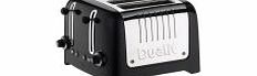 Dualit 4 Slot Lite Toaster - Metallic Black 46215