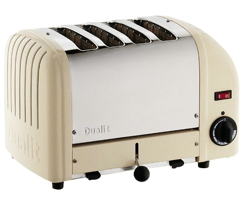 Dualit 4 Slot Utility Cream Toaster