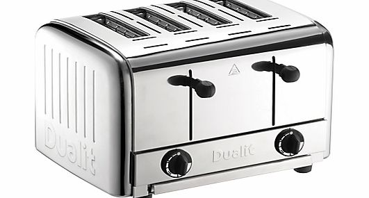 Dualit 49900 4-Slice Pop Up Toaster, Stainless