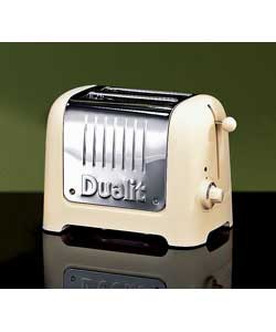 dualit Lite 2 Slice Cream Toaster