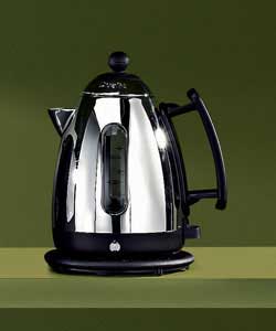 dualit Stainless Steel and Black Jug Kettle