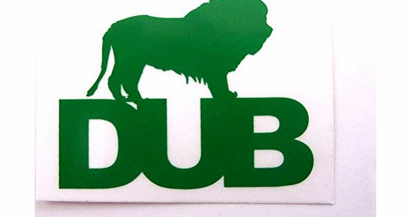 Dub BMX Sticker - 5cm wide approx for laptop ipad car van weed cannabis skunk