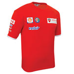 ducati 08 WSBK Short Sleeved T-Shirt Red