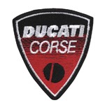 Ducati Corse sew-on shield
