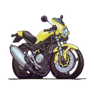 ducati Monster -Yellow T-shirt