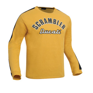 ducati Scrambler l/slv T-shirt - Yellow